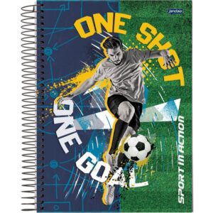 Caderno 01X1 Capa Dura Sport 80FLS. - Imagem 4