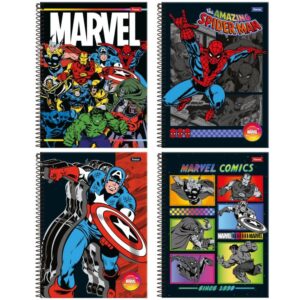 Caderno 01X1 Capa Dura Marvel Comics 80FLS. - Imagem 1