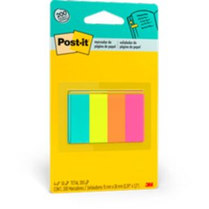 Bloco Marcador Pagina Adesivo Flags 4 Cores 50FLS - Imagem 1