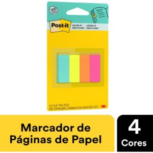 Bloco Marcador Pagina Adesivo Flags 4 Cores 50FLS - Imagem 2