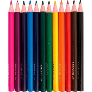 Lapis de Cor Jumbo Leo e Leo 12 Cores TRIANG.15CM - Imagem 2