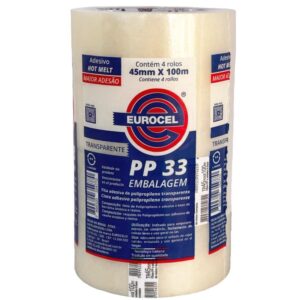 Fita para Empacotamento PP 33 45MMX100M Transparente - Imagem 3
