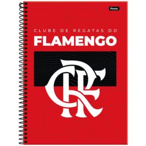 Caderno 10X1 Capa Dura Flamengo 160FLS. - Imagem 4