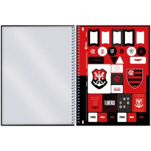Caderno 10X1 Capa Dura Flamengo 160FLS. - Imagem 7