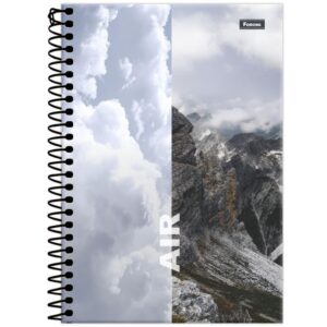 Caderno Espiral 1/4 Capa Dura 4 Elementos 160FLS. - Imagem 5