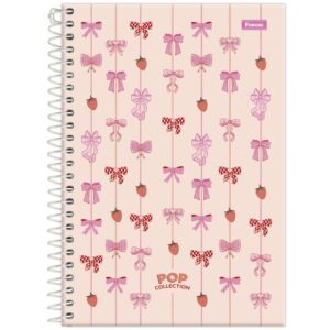 Caderno Espiral 1/4 Capa Dura Pop Collection 80FLS. - Imagem 2