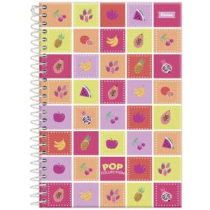 Caderno Espiral 1/4 Capa Dura Pop Collection 80FLS. - Imagem 4