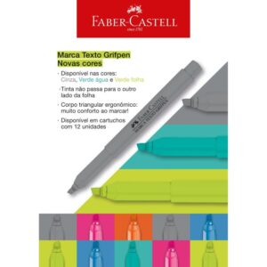 Caneta Marca Texto Grifpen Verde Folha - Imagem 3