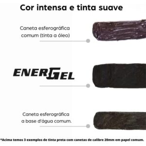 Caneta Gel Energel Retratil 0.5MM Verm - Imagem 2