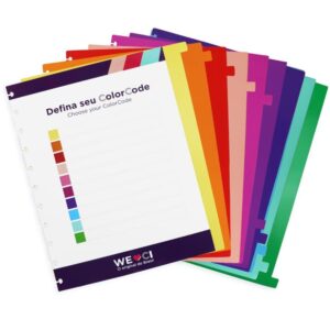 Caderno Inteligente Divisorias Grande Colorcode C/10 Unid - Imagem 2