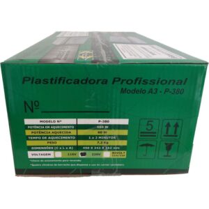 Maquina Plastificadora A3 P-380 220V - Imagem 8