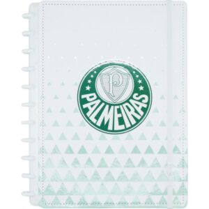 Caderno Inteligente Grande Palmeiras Alviverde 80FLS. - Imagem 1