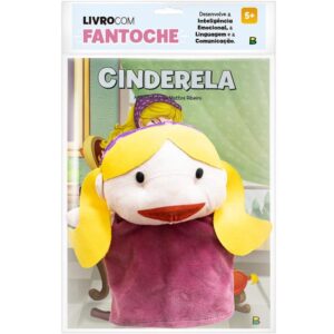 Livro Brinquedo Ilustrado Fantoche Cinderela 16PAG. - Imagem 1