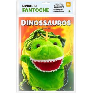 Livro Brinquedo Ilustrado Fantoche Dinossauros 16PAG - Imagem 1