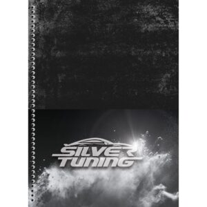 Caderno 01X1 Capa Dura Silver Tuning 80FLS. - Imagem 3