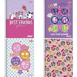 Caderno 10X1 Capa Dura Show 160FLS. Feminino - Imagem 1