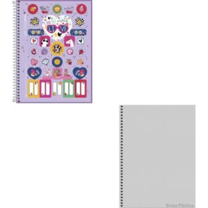 Caderno 10X1 Capa Dura Show 160FLS. Feminino - Imagem 2