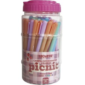 Caneta Esferografica Picnic 0,7MM 5CORES - Imagem 1