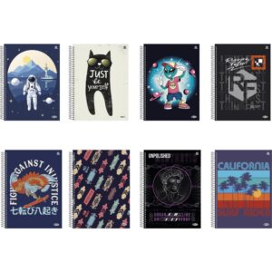 Caderno 20X1 Capa Dura Bom D+ Masculino 320FLS. - Imagem 1