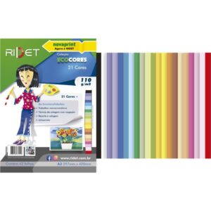 Bloco para Educacao Artistica A3 21 Cores SORT.110GR 42FLS - Imagem 1