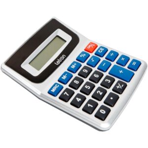 Calculadora de Mesa 12 Dig. Prata Duo C/Bateria - Imagem 2
