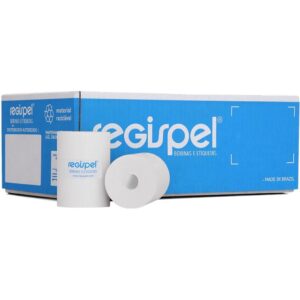 Bobina Termica 80MMX30M. Branca 44G S/Tubete - Imagem 1