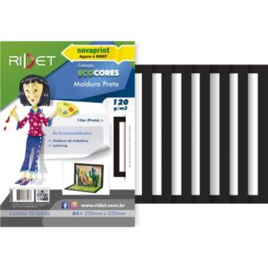 Bloco para Educacao Artistica Moldura Pta A4 120G.35F.23X32C - Imagem 1
