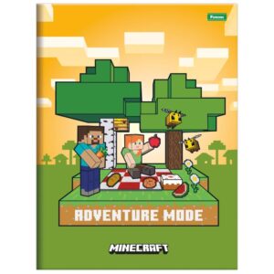 Caderno Brochurao Capa Dura Minecraft 80FLS. - Imagem 5