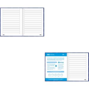 Caderno Brochurao Capa Dura Neuro 80FLS. Pauta Ampliada - Imagem 2