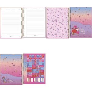 Caderno 10X1 Capa Dura West Girl 160FLS. - Imagem 2