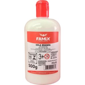 Cola Escolar Famix Branca 500G - Imagem 1