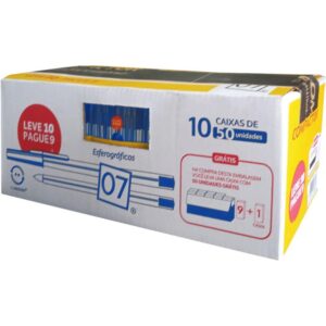Kit Promocional 0,7MM Azul C/50 L10P9 - Imagem 2