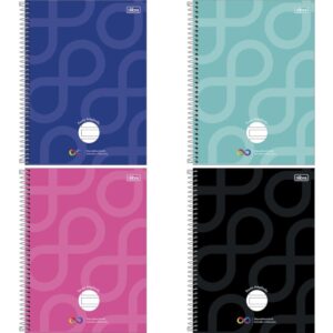 Caderno 01X1 Capa Dura Neuro 80FLS. Pauta Ampliada - Imagem 1