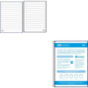 Caderno 01X1 Capa Dura Neuro 80FLS. Pauta Ampliada - Imagem 2