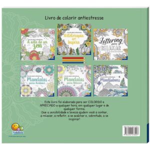 Livro de Colorir Antiestresse Mandalas 48PG - Imagem 3