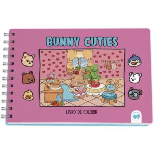 Livro de Colorir Bunny Cuties 64P Cd 150G 15X21 - Imagem 1