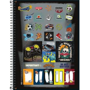 Caderno 12X1 Capa Dura Strong 192FLS. - Imagem 2
