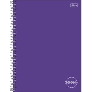 Caderno 01X1 Capa Dura Zoom+ 96FLS. Roxo - Imagem 1
