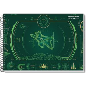 Caderno Desenho Universitario Rox 96FLS. - Imagem 2