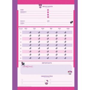Caderno 01X1 Capa Dura Besties Forever 80FLS. I.a - Imagem 5