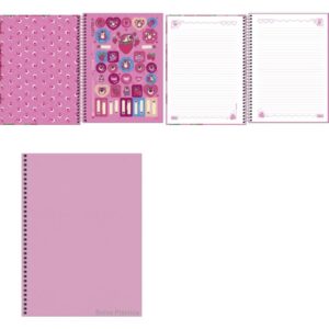 Caderno 01X1 Capa Dura Lotso 80FLS. - Imagem 2