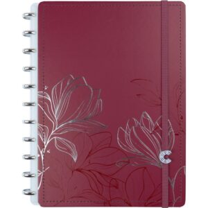 Caderno Inteligente Grande Bruna Tavares Cherry 80FLS. - Imagem 1