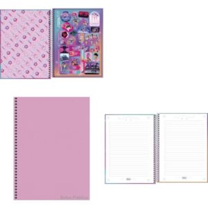 Caderno 01X1 Capa Dura Guerreiras do K-Pop 80FLS. - Imagem 2