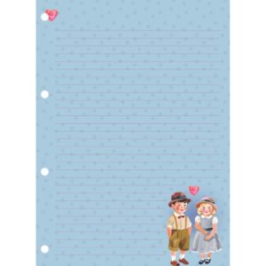 Papel de Carta Decorado Sweet Dreams Bloco 75G - Imagem 2