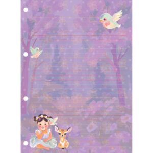 Papel de Carta Decorado Sweet Dreams Bloco 75G - Imagem 3