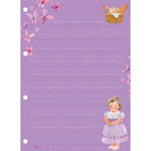 Papel de Carta Decorado Sweet Dreams Bloco 75G - Imagem 6