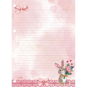 Papel de Carta Decorado Sweet Dreams Bloco 75G - Imagem 8