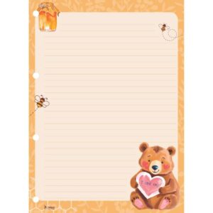 Papel de Carta Decorado Sweet Dreams Bloco 75G - Imagem 9