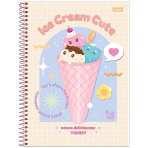 Caderno 01X1 Capa Dura Sugar Rush 80FLS. - Imagem 3
