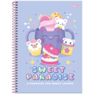 Caderno 01X1 Capa Dura Sugar Rush 80FLS. - Imagem 4